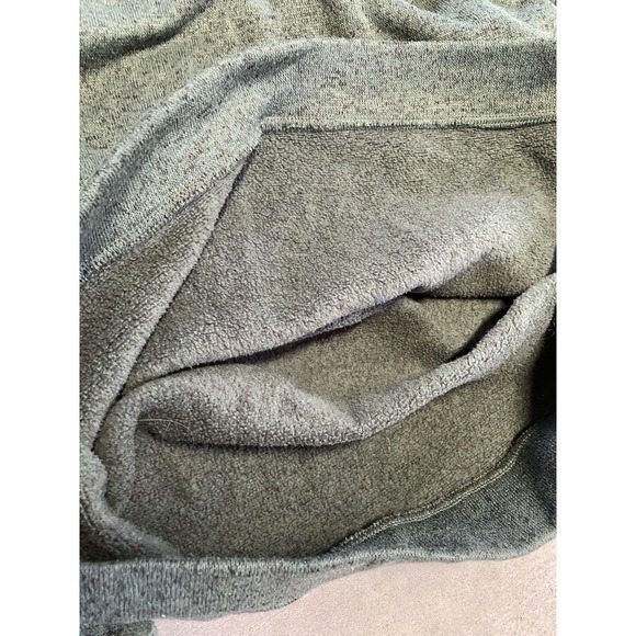 Eddie Bauer Sweater Mens Large Green Fleece Pullover Snap‎ Button Outdoors Warm - Picture 5 of 8